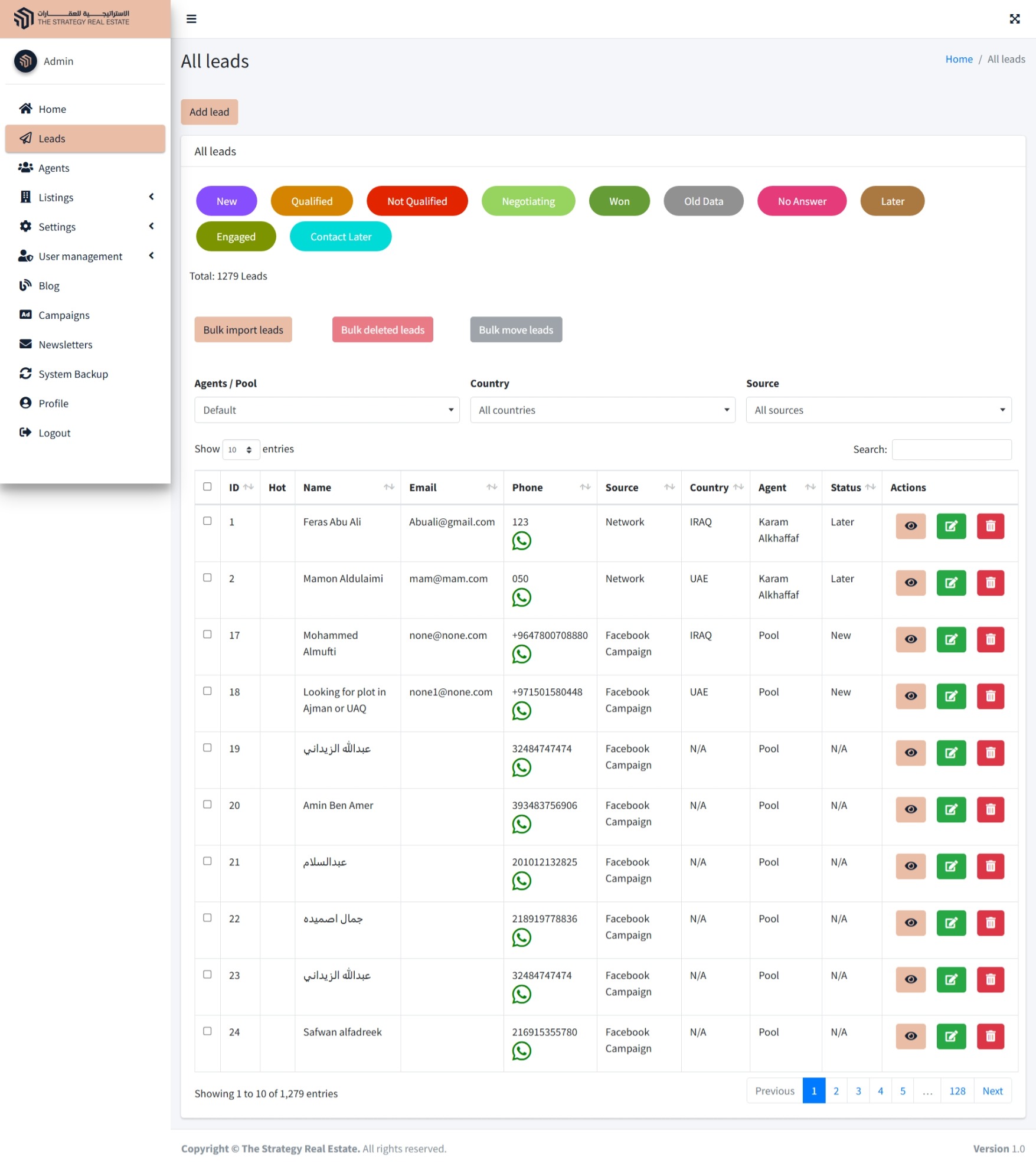 منصة الاستراتيجية للعلاقات والحملات الإعلانية